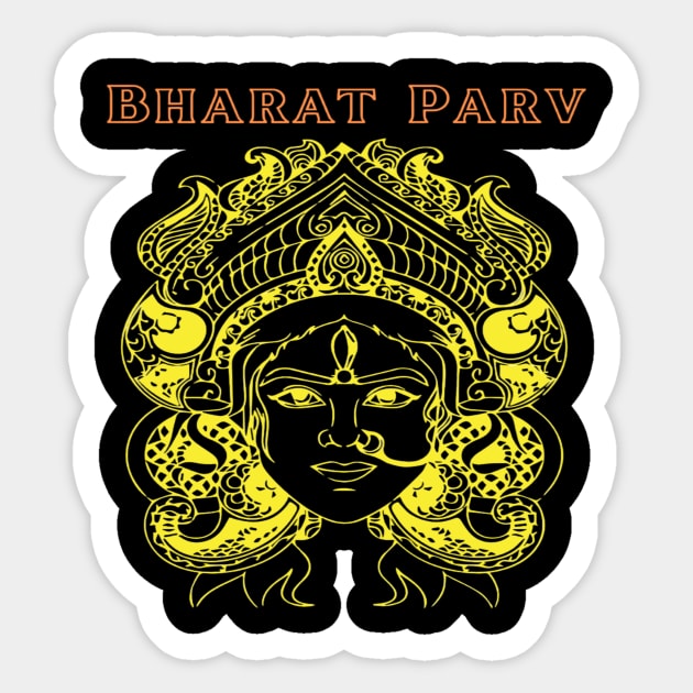 Bharat Parv - Durga Kali Sticker by Bharat Parv